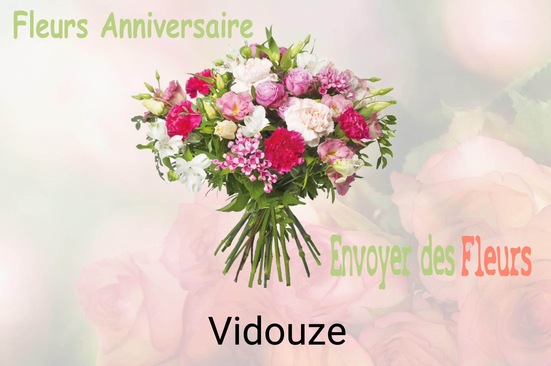 Bouquet de fleurs d’anniversaire livré à Vidouze
