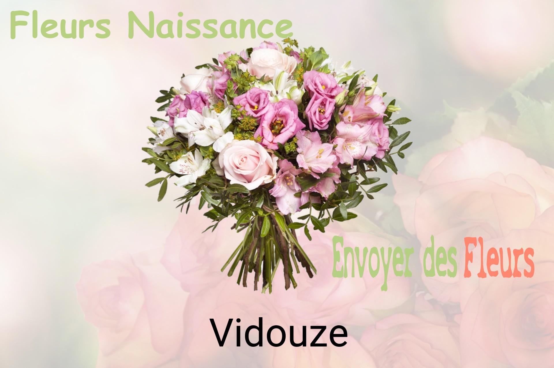Bouquet de fleurs de naissance livré à Vidouze